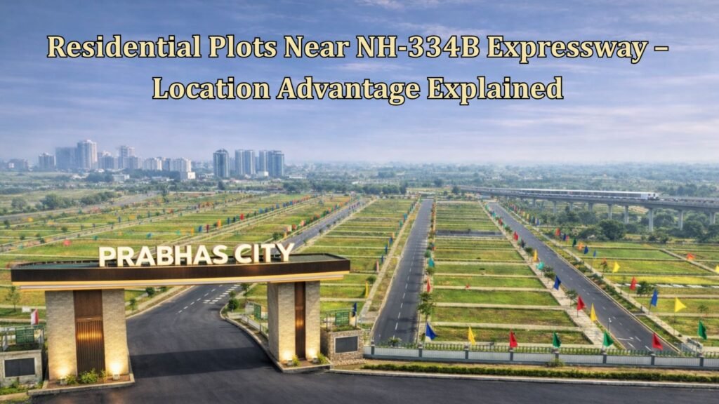 Residential Plots Near NH-334B Expressway Discover the Location Advantage That Drives Real Estate Growth